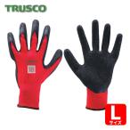 トラスコ TRUSCO ゴム背抜き手袋 レッド 1双入 13ゲージ L (1双) TRG131R-L