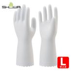 ショーワグローブ 塩化ビニール手袋 No130ビニトップ薄手 ホワイト Lサイズ (1双) NO130-L