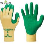 ショーワグローブ 作業手袋 天然ゴム背抜き手袋 No310グリップ（ソフトタイプ） グリーン Mサイズ 緑 (1双) 品番：NO310-M GN