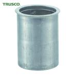トラスコ TRUSCO クリンプナット薄頭アルミ 板厚2.5 M4X0.7 (33個入) (1Pk) T-BNF-4M25A
