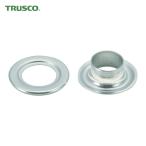 トラスコ TRUSCO 両面ハトメ アルミ 12mm 20組入 (ブリスターパック入) (1Pk) P-THP-A12