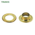 トラスコ TRUSCO 両面ハトメ 真鍮 10mm 20組入 (ブリスターパック入) (1Pk) P-THP-B10