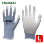 トラスコ TRUSCO 抗菌仕様ウレタン背抜き手袋 青 L (1双) TNS-HG-BL