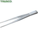 トラスコ TRUSCO ステンレス製ピンセット 115mm 直ギザ付 (1本) 品番：TSP-20