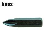 アネックス ANEX AK-21P-2-36 インパクトドライバー用ビット +2×36 対辺8mm六角軸 (1本)