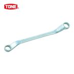TONE トネ M45-1214 両口ロングめがねレンチ(45°) 対辺寸法12×14mm 全長220mm メッキ処理 (1丁)