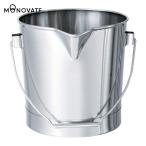 ショッピングバケツ MONOVATE ステンレスバケツ 10L (1個) 品番：BA-10