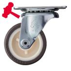 ハンマーキャスター 420G-UR65 旋回式ウレタン車輪(ナイロンホイール)65mm (1個)