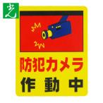 光 HIKARI 防犯カメラ作動中0.2×80×100 (1枚) RE801-2