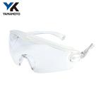 YAMAMOTO 一眼型セーフティグラス レンズ色クリア テンプルカラークリア JIS規格品 (1個) 品番：SN-730CLA