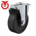 ユーエイ GR-25R プレート式 固定 キャスター ゴム 車輪径25mm Gタイプ GR型 取付寸法29×0 (1個)