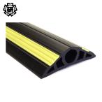 大研化成工業 ケーブルプロテクタ2 20x5M ブラック（黄色ライン入り） (1本) 品番：CP2-20X5MBK