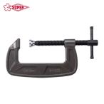 スーパーツール BC125E シャコ万力(バーコ型)125mm メタリックグレー焼付塗装 (1丁)