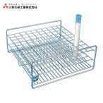 三和化研工業 ステンレス製試験管立16.5mm50本立 SS16.5-50 (1個) SS16.5-50