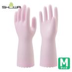 ショーワグローブ 塩化ビニール手袋 No130ビニトップ薄手 ピンク Mサイズ (1双) NO130-MP