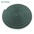 槌屋 すき間モヘアシール すき間テープ ダークグレー 10mm×15mm×2m (1巻) SKU-001