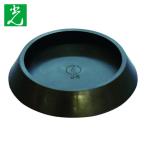 光 HIKARI 平置きゴム 黒丸 内径65mm (1個) BE-0-652
