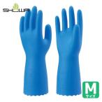 ショーワグローブ 塩化ビニール手袋 No160耐油薄手 ブルー Mサイズ (1双) NO160-M