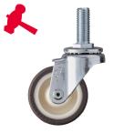 ハンマーキャスター 420SA-UB65 ねじ込み式旋回式ウレタンキャスター(ナイロンホイール・ボールベアリング)65mm (1個)