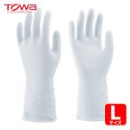 ビニスター 東和 塩化ビニール手袋 トワローブパールうす手 ホワイト L (1双) 761-L