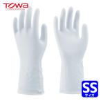 ビニスター 東和 塩化ビニール手袋 トワローブパールうす手 ホワイト SS (1双) 761-SS