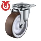ユーエイ G-25UR プレート式 自在 キャスター ウレタン 車輪径25mm Gタイプ G型 取付寸法28×23 (1個)