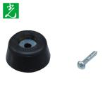 光 HIKARI ゴム底脚 32mm丸 (1個入) (1Pk) KG-320