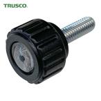 トラスコ TRUSCO 滑り止め付き卓上アジャスタ ステンレス 台座25φ M6-15 (1個) SCAM25-M615