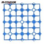山崎産業 コンドル ジョイントスノコ ハイテックマット 青 (1枚) F-34-HK-BL