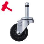 ハンマーキャスター 420K-R50 差込み旋回式ゴム車輪 50mm (1個)