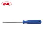 EIGHT 006-4MM 六角棒ドライバー 単品 対辺寸法4mm (1本)