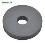 トラスコ TRUSCO フェライト磁石 丸形・穴あり 外径32mmX厚み5mm 1個入 (1個) TF32RA-1P
