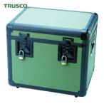 ショッピングTRUSCO トラスコ TRUSCO 車載用収納箱 万能アルミ保管箱 オリーブドラブ 480×360×410 (1個) 品番：TAC-480OD