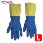 ビニスター 東和 耐薬品手袋 ビューティーあつ手 L (1双) 268-L