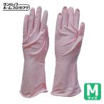 ダンロップ ビニールうす手 裏毛なし M ピンク (1双) 6355