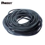 パンドウイット PANDUIT CLT38N-C630 コルゲートチューブ 耐熱性ナイロン6 スリット付き黒 内径10mm 30.48m (1巻)