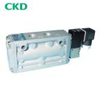 CKD 4Fシリーズパイロット式5ポート弁セレックスバルブ 2.0C[dm[[の3乗]]/(S・bar)]/音速コンダクタンス (1台) 品番：4F110-06-AC200V