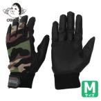 おたふく 作業手袋 合成皮革手袋 ピーユーウェーブ 迷彩 M (1双) 品番：K-18-ME-M