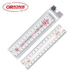 共栄プラスチック メタクリル両切直線定規 15cm (1本) A-2515