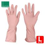 okamoto ふんわりやわらか天然ゴム手袋 ピンク L (1双) OK-1-P-L