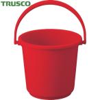 ショッピングバケツ トラスコ TRUSCO PPカラーバケツ 10L 赤 (1個) 品番：TPPB-10-R