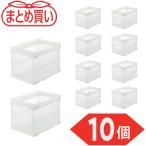 ショッピングトラスコ中山 トラスコ TRUSCO  (まとめ買い) オリコン α折りたたみコンテナ スケルコン 20L 透明 10個 (1S) 品番：TR-S20-TM-10P