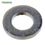 トラスコ TRUSCO 平ワッシャー(ISO) 三価白 M24 (4本入) (1Pk) S666-0024