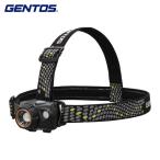ジェントス GENTOS サブ暖色LED搭載ハイブリッド式ヘッドライト ダブルスター400H (1台) WS-400H