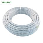 ショッピングTRUSCO トラスコ TRUSCO JIS規格品メッキ付ワイヤロープ （6×24）Φ12mm×30m (1巻) 品番：JWM-12S30