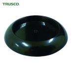 トラスコ TRUSCO キャスター用受け皿 ゴム付 60mm 黒 (1個) TUR600-BK