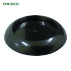 トラスコ TRUSCO キャスター用受け皿 ゴム付 64mm 黒 (1個) TUR630-BK