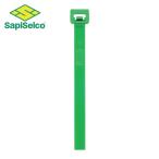 SapiSelco SEL.12.202R セルフィット カラーケーブルタイ緑 2.5mm×100mm (1袋)