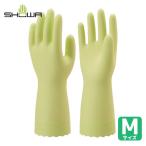 ショーワグローブ 塩化ビニール手袋 ナイスハンドミュー薄手 グリーン Mサイズ (1双) NHMIU-MG
