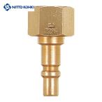 日東工器 22PFF BRASS ミニカプラ 酸素用(01181) (1個)